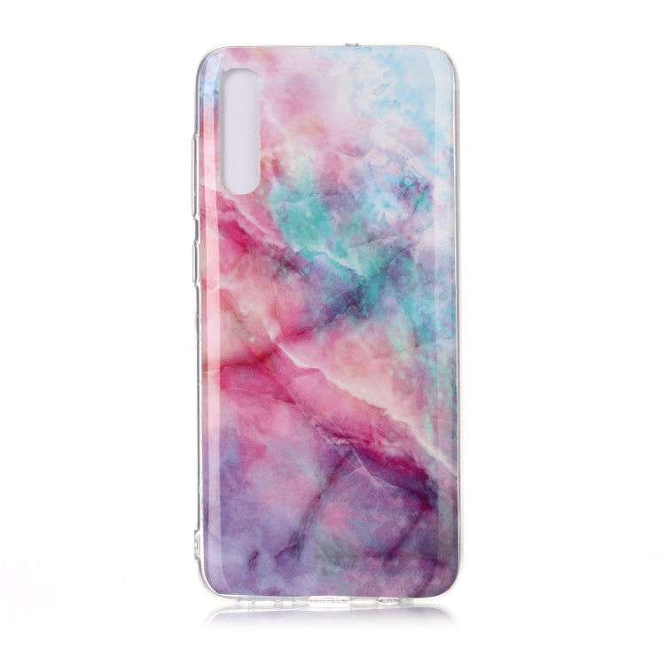 For Galaxy A70 Coloured Drawing Pattern IMD Workmanship Soft TPU Protective Case