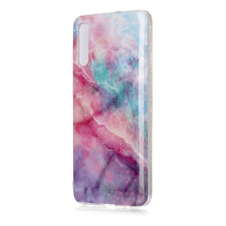 For Galaxy A70 Coloured Drawing Pattern IMD Workmanship Soft TPU Protective Case