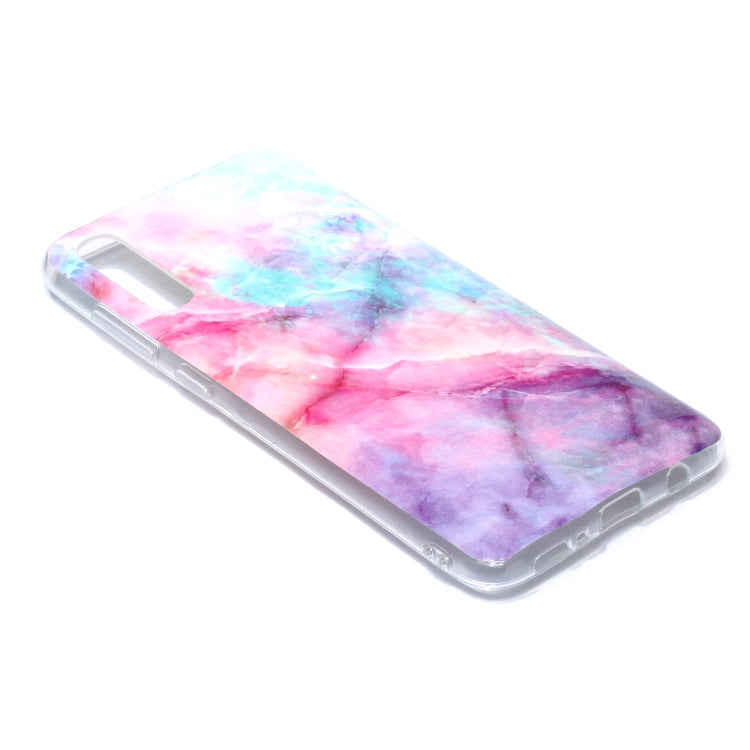 For Galaxy A70 Coloured Drawing Pattern IMD Workmanship Soft TPU Protective Case