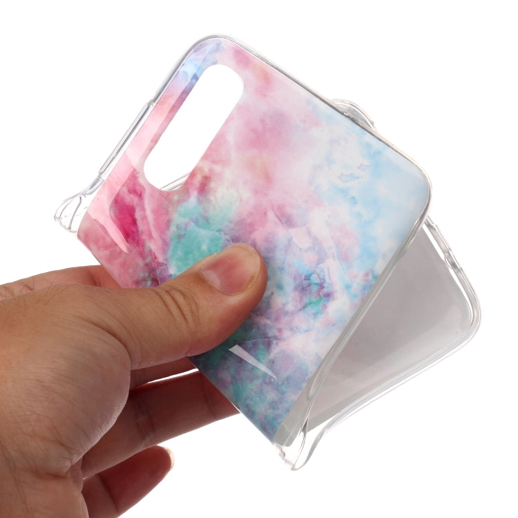 For Galaxy A70 Coloured Drawing Pattern IMD Workmanship Soft TPU Protective Case