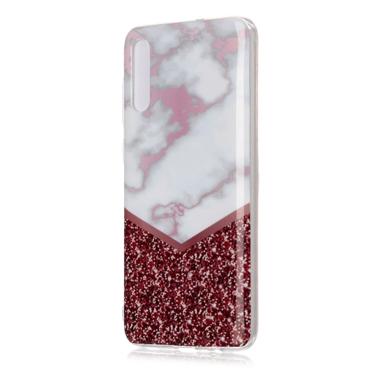 For Galaxy A70 Coloured Drawing Pattern IMD Workmanship Soft TPU Protective Case