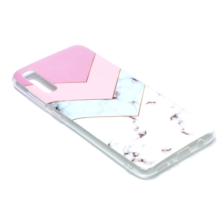 For Galaxy A70 Coloured Drawing Pattern IMD Workmanship Soft TPU Protective Case