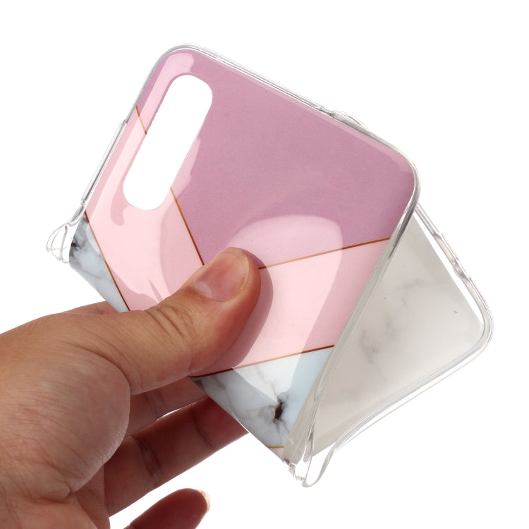 For Galaxy A70 Coloured Drawing Pattern IMD Workmanship Soft TPU Protective Case