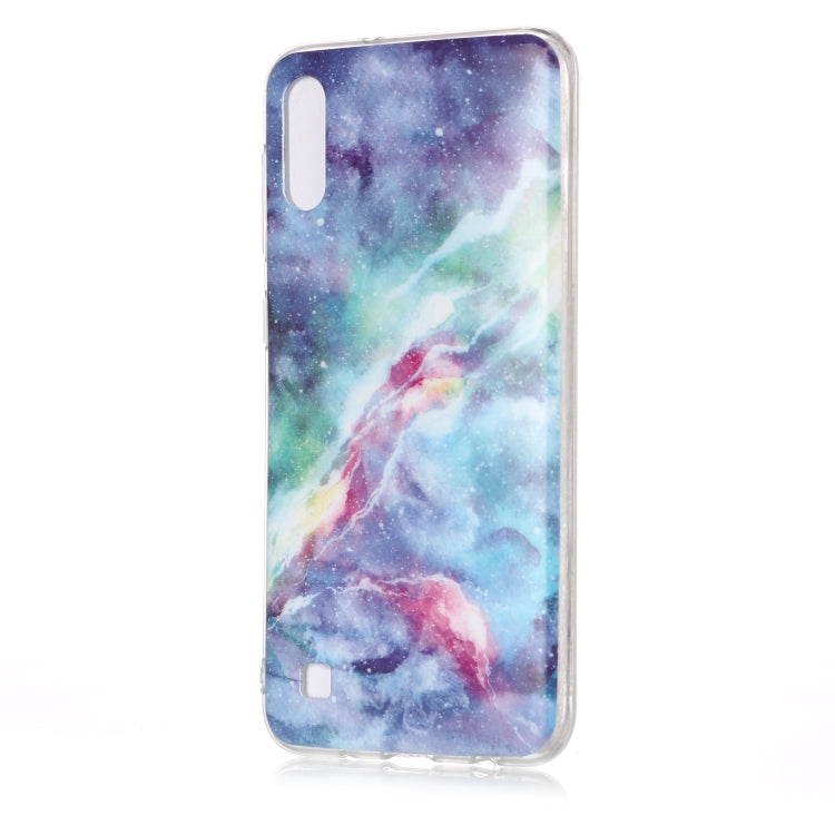 For Galaxy M10 Coloured Drawing Pattern IMD Workmanship Soft TPU Protective Case
