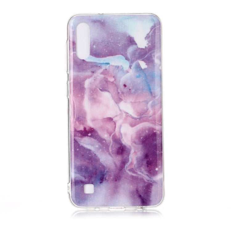 For Galaxy M10 Coloured Drawing Pattern IMD Workmanship Soft TPU Protective Case