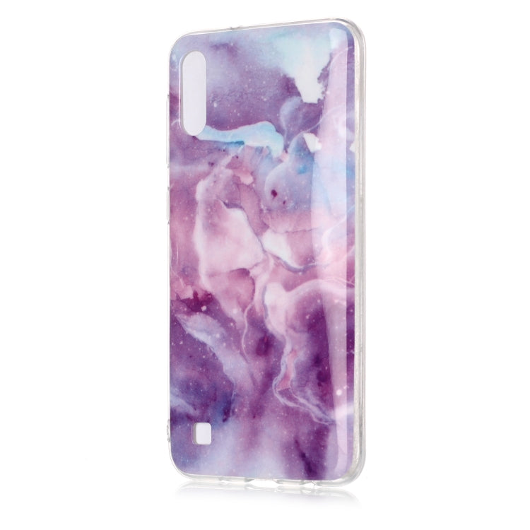 For Galaxy M10 Coloured Drawing Pattern IMD Workmanship Soft TPU Protective Case