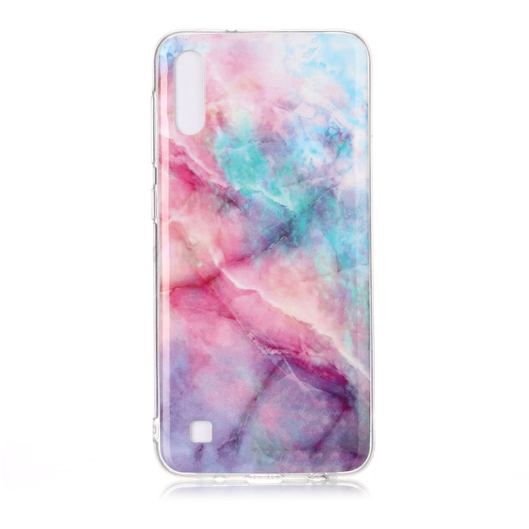 For Galaxy M10 Coloured Drawing Pattern IMD Workmanship Soft TPU Protective Case