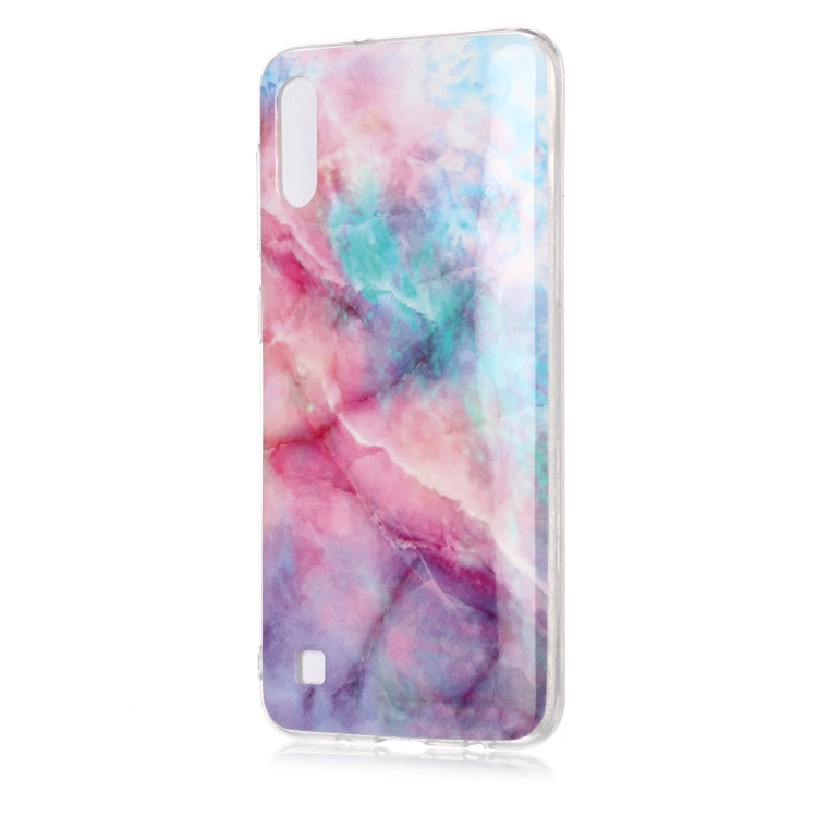 For Galaxy M10 Coloured Drawing Pattern IMD Workmanship Soft TPU Protective Case