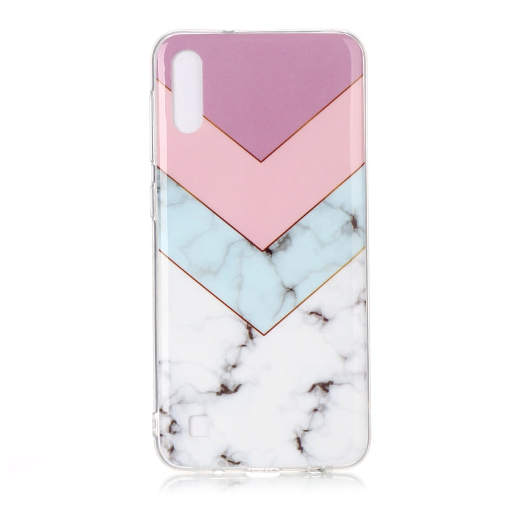For Galaxy M10 Coloured Drawing Pattern IMD Workmanship Soft TPU Protective Case