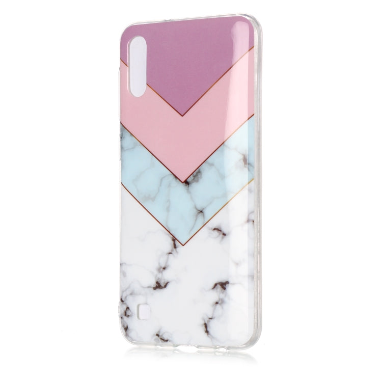 For Galaxy M10 Coloured Drawing Pattern IMD Workmanship Soft TPU Protective Case
