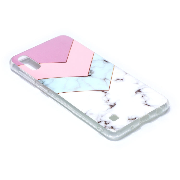 For Galaxy M10 Coloured Drawing Pattern IMD Workmanship Soft TPU Protective Case