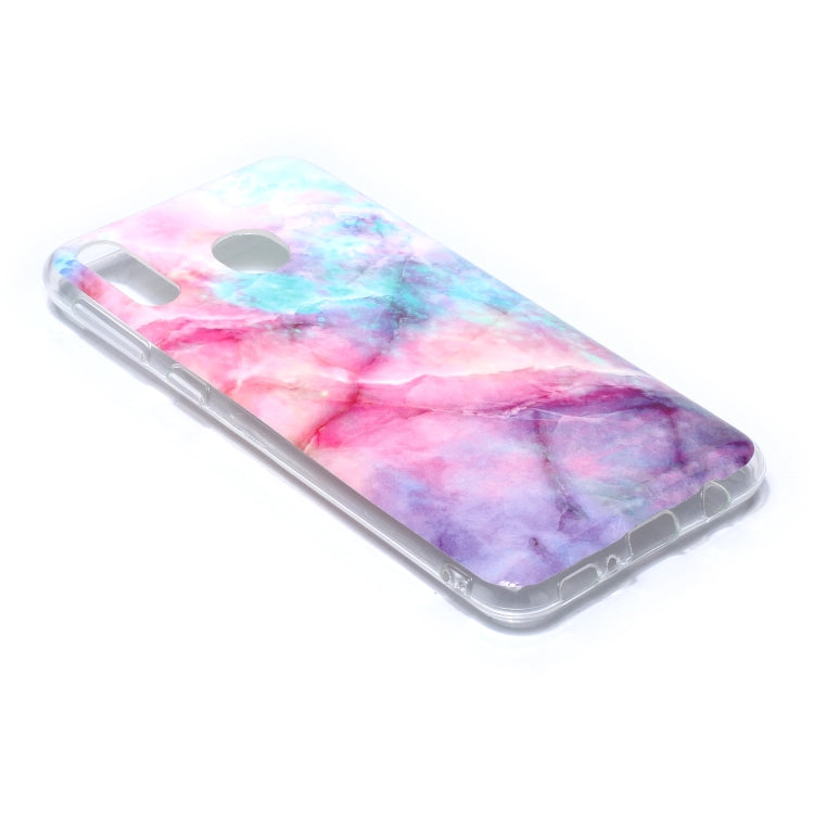 For Galaxy M20 Coloured Drawing Pattern IMD Workmanship Soft TPU Protective Case
