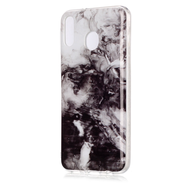 For Galaxy M20 Coloured Drawing Pattern IMD Workmanship Soft TPU Protective Case