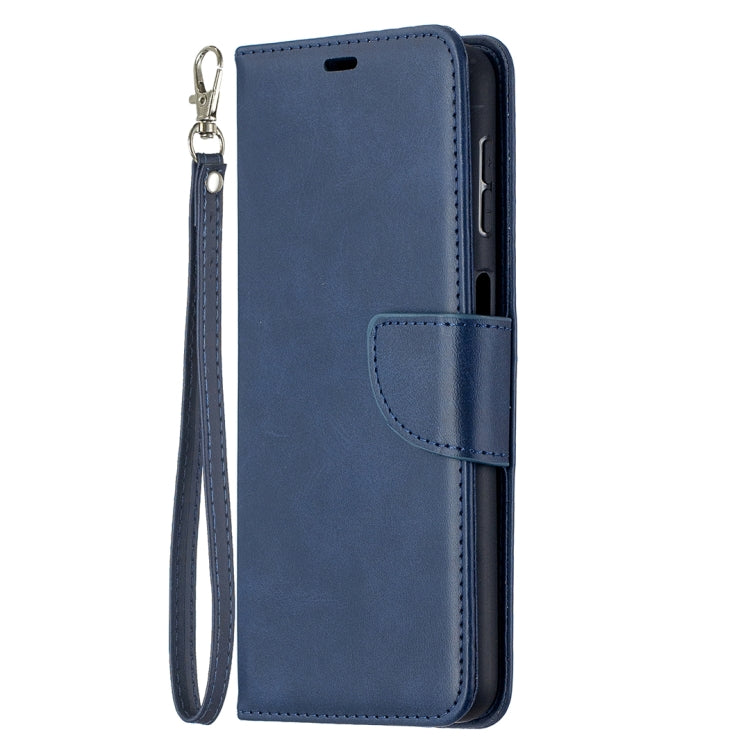For Samsung Galaxy A32 5G Retro Lambskin Texture Pure Color Horizontal Flip PU Leather Case with Holder & Card Slots & Wallet & Lanyard