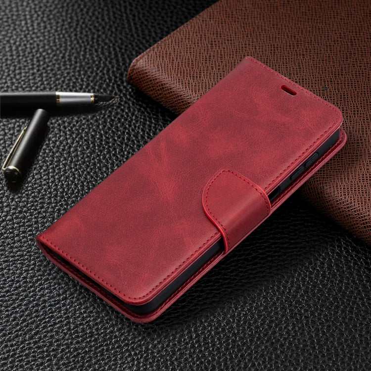 For Samsung Galaxy A32 5G Retro Lambskin Texture Pure Color Horizontal Flip PU Leather Case with Holder & Card Slots & Wallet & Lanyard