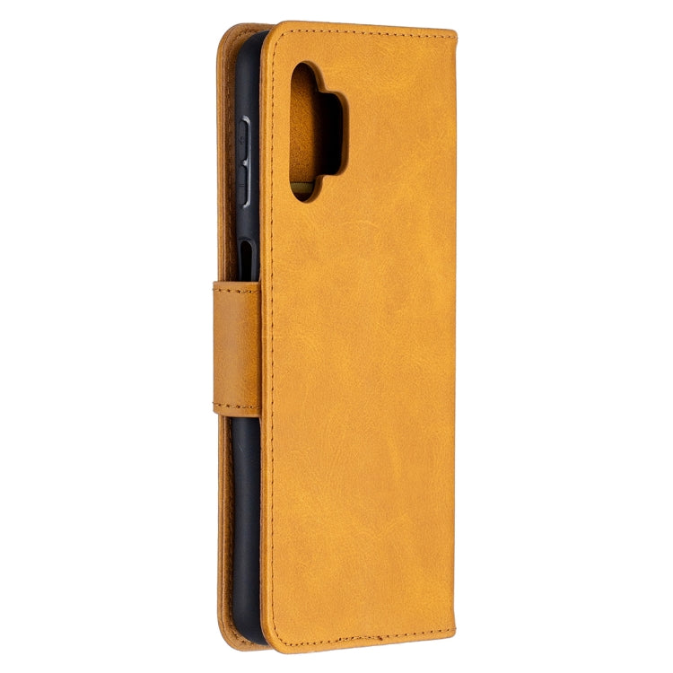For Samsung Galaxy A32 5G Retro Lambskin Texture Pure Color Horizontal Flip PU Leather Case with Holder & Card Slots & Wallet & Lanyard
