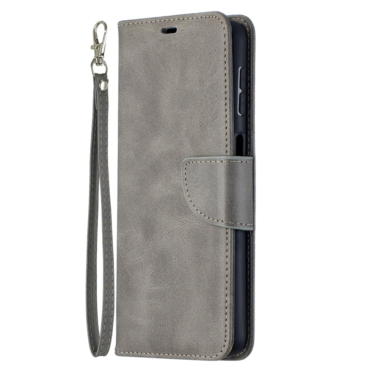 For Samsung Galaxy A32 5G Retro Lambskin Texture Pure Color Horizontal Flip PU Leather Case with Holder & Card Slots & Wallet & Lanyard