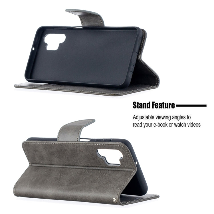 For Samsung Galaxy A32 5G Retro Lambskin Texture Pure Color Horizontal Flip PU Leather Case with Holder & Card Slots & Wallet & Lanyard