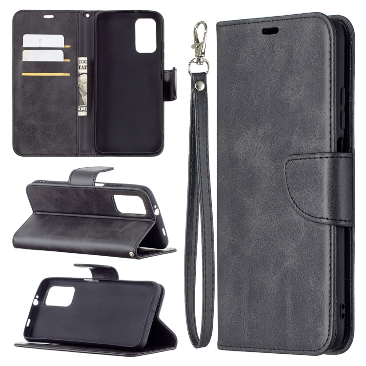 For Xiaomi Poco M3 Retro Lambskin Texture Pure Color Horizontal Flip PU Leather Case with Holder & Card Slots & Wallet & Lanyard