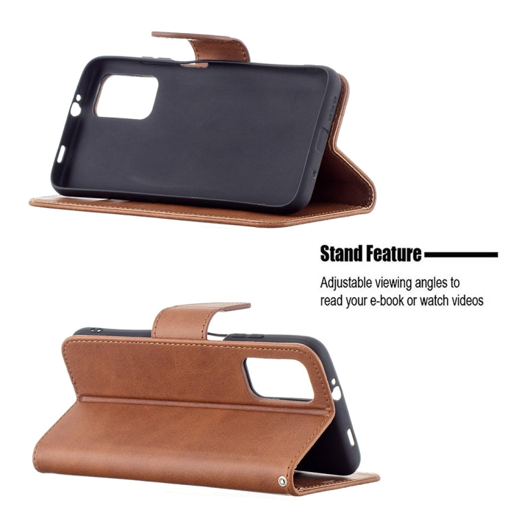 For Xiaomi Poco M3 Retro Lambskin Texture Pure Color Horizontal Flip PU Leather Case with Holder & Card Slots & Wallet & Lanyard