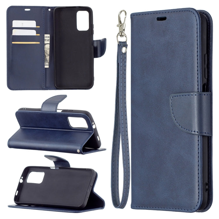 For Xiaomi Poco M3 Retro Lambskin Texture Pure Color Horizontal Flip PU Leather Case with Holder & Card Slots & Wallet & Lanyard