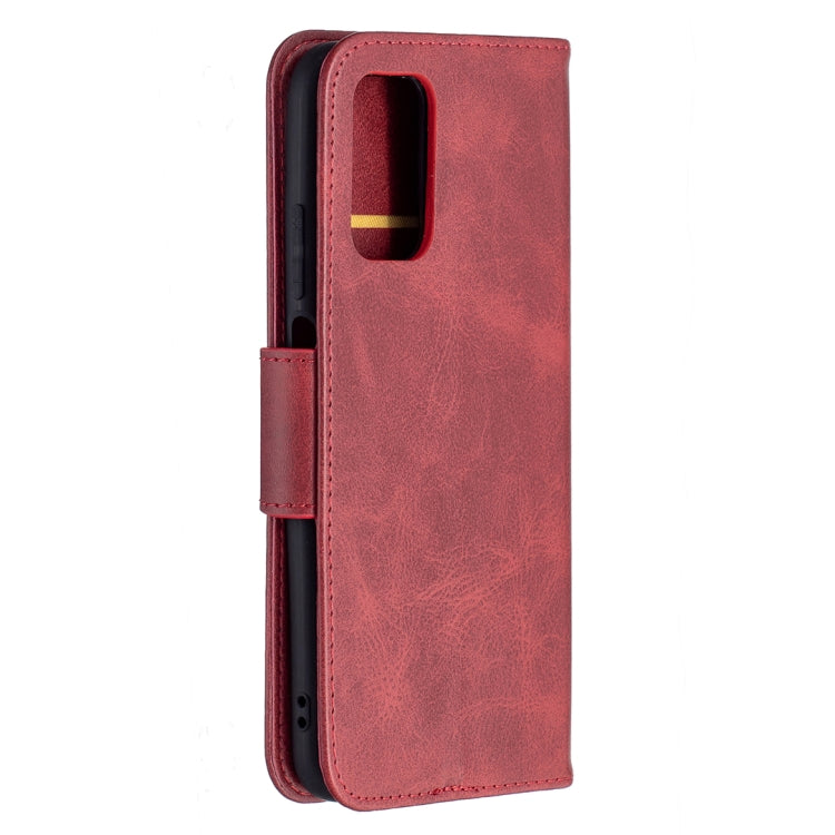 For Xiaomi Poco M3 Retro Lambskin Texture Pure Color Horizontal Flip PU Leather Case with Holder & Card Slots & Wallet & Lanyard