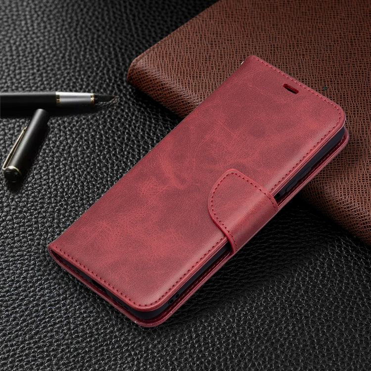 For Xiaomi Poco M3 Retro Lambskin Texture Pure Color Horizontal Flip PU Leather Case with Holder & Card Slots & Wallet & Lanyard