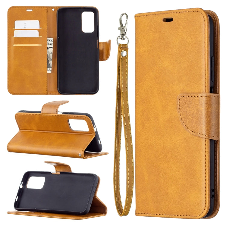 For Xiaomi Poco M3 Retro Lambskin Texture Pure Color Horizontal Flip PU Leather Case with Holder & Card Slots & Wallet & Lanyard