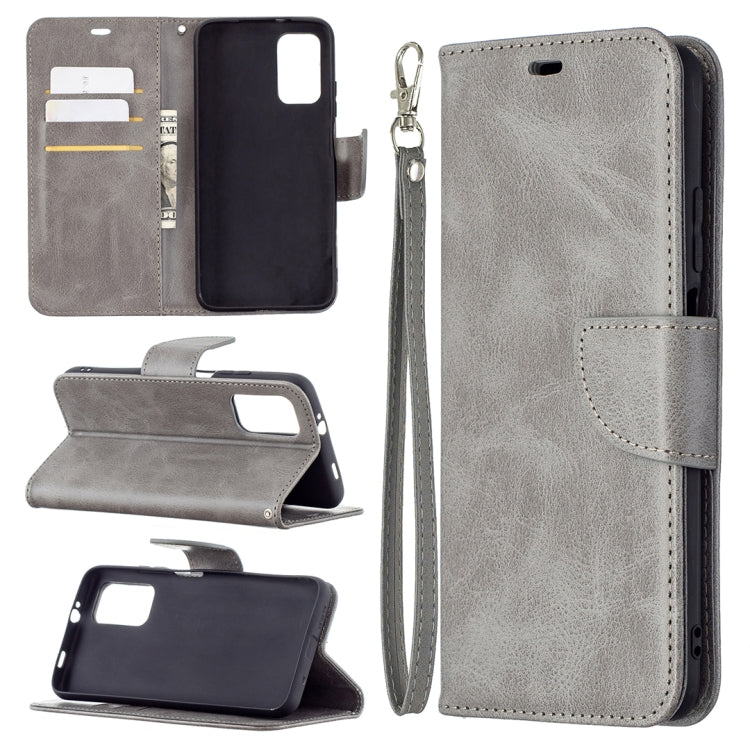 For Xiaomi Poco M3 Retro Lambskin Texture Pure Color Horizontal Flip PU Leather Case with Holder & Card Slots & Wallet & Lanyard