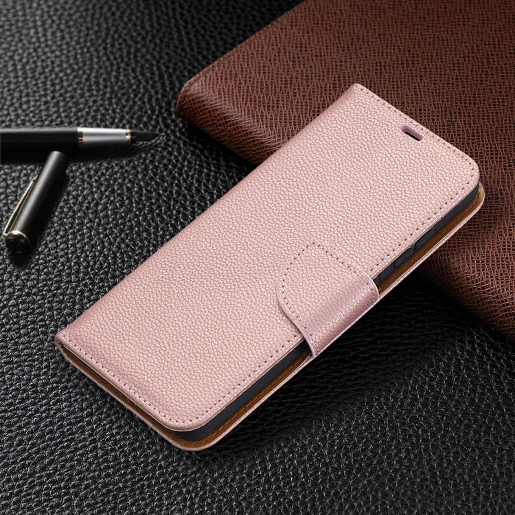 For Samsung Galaxy A52 5G / 4G Litchi Texture Pure Color Horizontal Flip PU Leather Case with Holder & Card Slots & Wallet & Lanyard