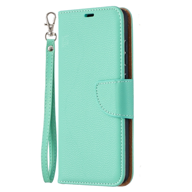 For Samsung Galaxy A52 5G / 4G Litchi Texture Pure Color Horizontal Flip PU Leather Case with Holder & Card Slots & Wallet & Lanyard