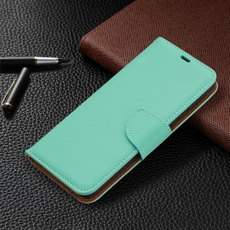 For Samsung Galaxy A52 5G / 4G Litchi Texture Pure Color Horizontal Flip PU Leather Case with Holder & Card Slots & Wallet & Lanyard
