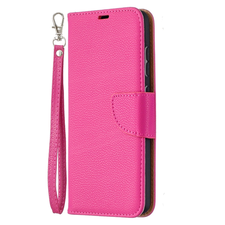 For Samsung Galaxy A52 5G / 4G Litchi Texture Pure Color Horizontal Flip PU Leather Case with Holder & Card Slots & Wallet & Lanyard