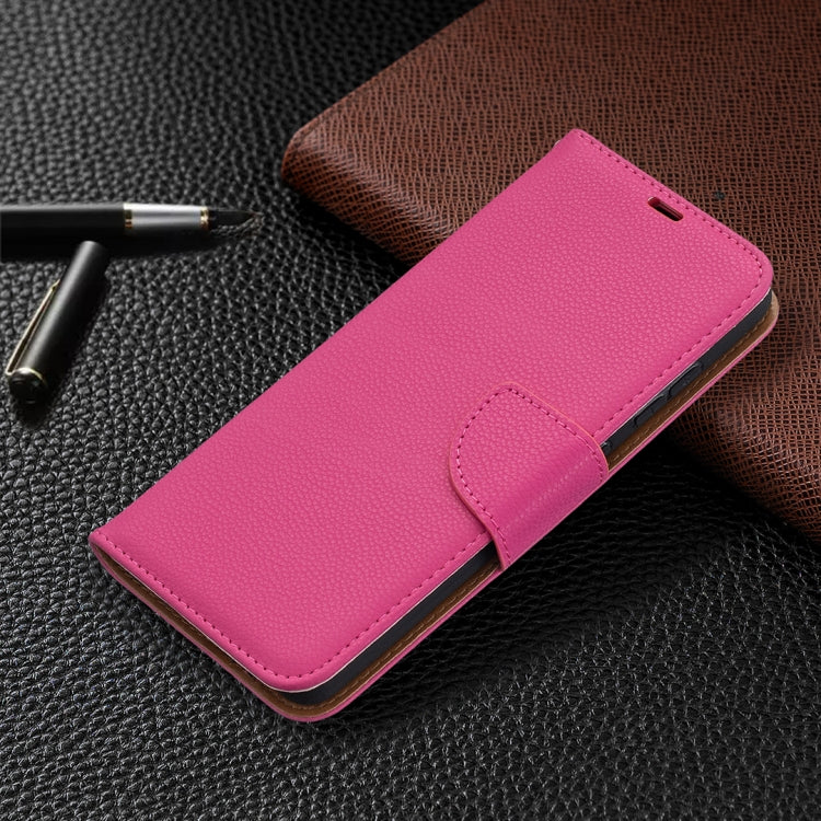 For Samsung Galaxy A52 5G / 4G Litchi Texture Pure Color Horizontal Flip PU Leather Case with Holder & Card Slots & Wallet & Lanyard