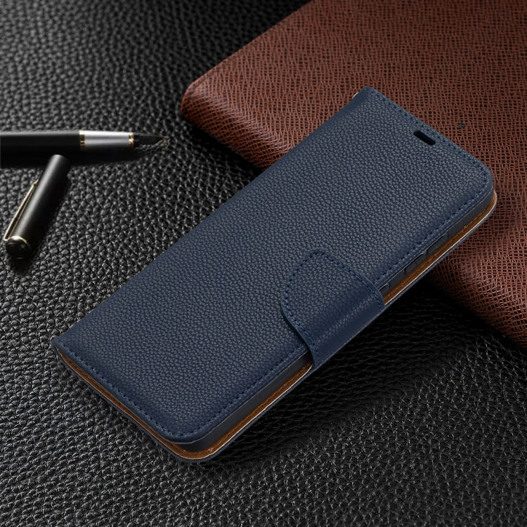 For Samsung Galaxy A52 5G / 4G Litchi Texture Pure Color Horizontal Flip PU Leather Case with Holder & Card Slots & Wallet & Lanyard