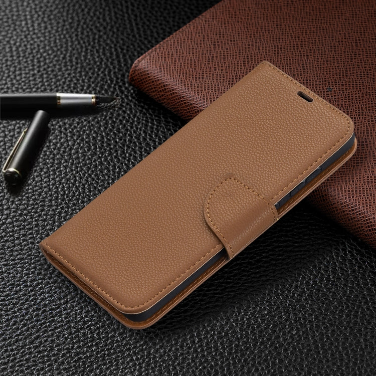 For Samsung Galaxy A52 5G / 4G Litchi Texture Pure Color Horizontal Flip PU Leather Case with Holder & Card Slots & Wallet & Lanyard