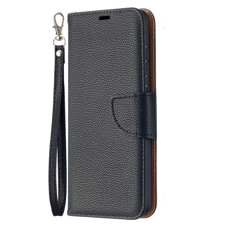 For Samsung Galaxy A52 5G / 4G Litchi Texture Pure Color Horizontal Flip PU Leather Case with Holder & Card Slots & Wallet & Lanyard