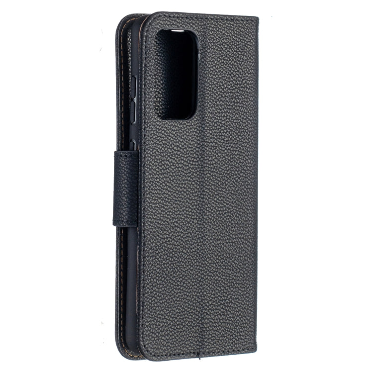 For Samsung Galaxy A52 5G / 4G Litchi Texture Pure Color Horizontal Flip PU Leather Case with Holder & Card Slots & Wallet & Lanyard