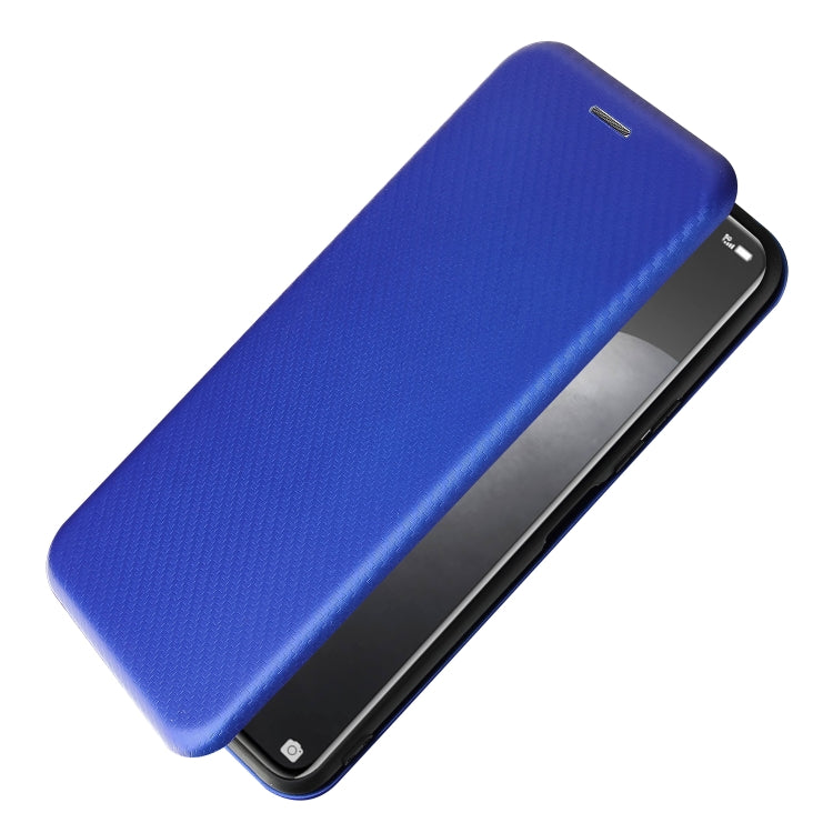 For vivo Y51 2020 Carbon Fiber Texture Horizontal Flip TPU + PC + PU Leather Case with Card Slot