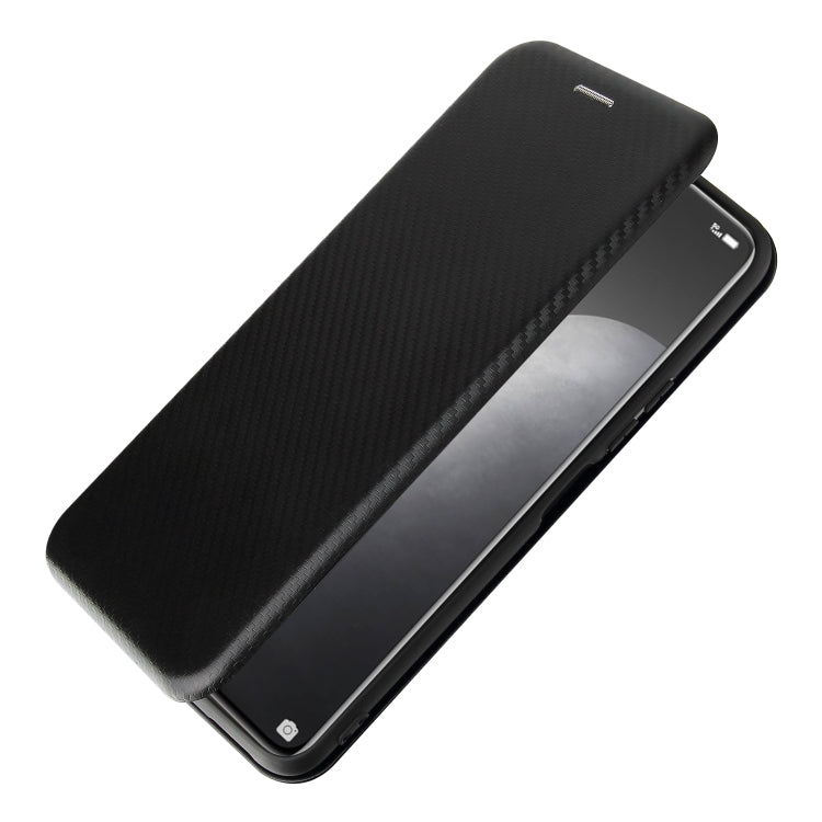 For vivo Y51 2020 Carbon Fiber Texture Horizontal Flip TPU + PC + PU Leather Case with Card Slot