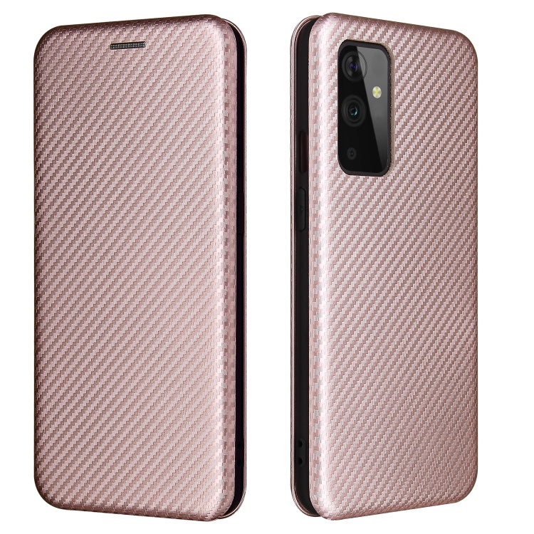 For OnePlus 9 Carbon Fiber Texture Horizontal Flip TPU + PC + PU Leather Case with Card Slot
