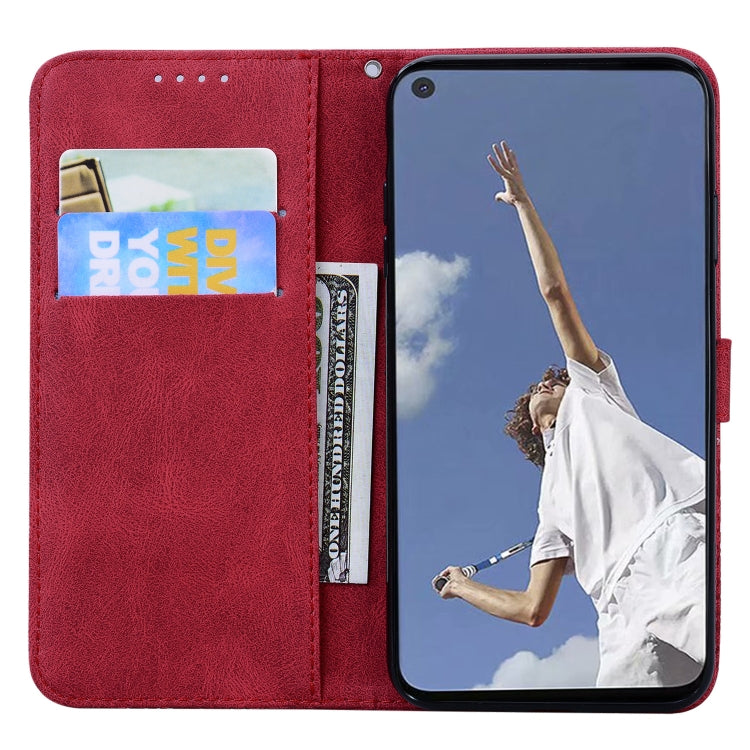 For OPPO A52 / A72 / A92 Retro Skin Feel Butterflies Embossing Horizontal Flip Leather Case with Holder & Card Slots & Wallet