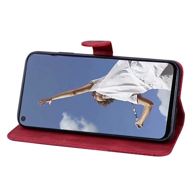 For OPPO A52 / A72 / A92 Retro Skin Feel Butterflies Embossing Horizontal Flip Leather Case with Holder & Card Slots & Wallet