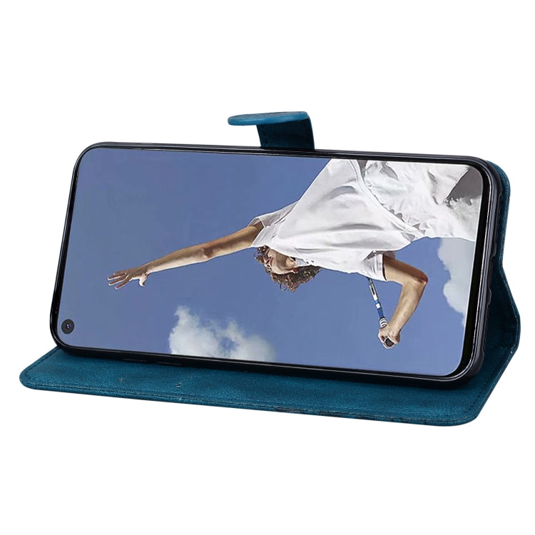 For OPPO A52 / A72 / A92 Retro Skin Feel Butterflies Embossing Horizontal Flip Leather Case with Holder & Card Slots & Wallet