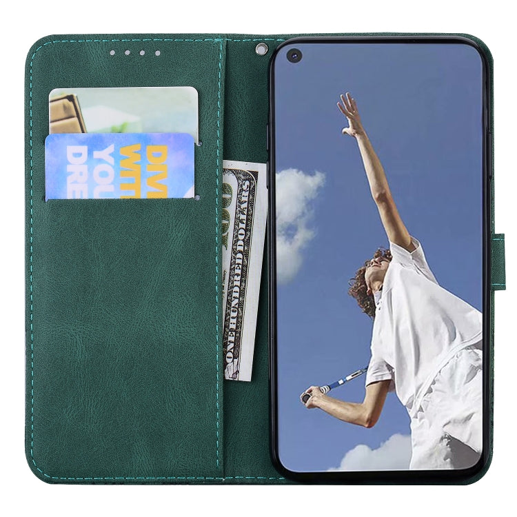 For OPPO A52 / A72 / A92 Retro Skin Feel Butterflies Embossing Horizontal Flip Leather Case with Holder & Card Slots & Wallet