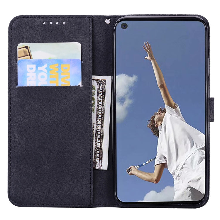 For OPPO A52 / A72 / A92 Retro Skin Feel Butterflies Embossing Horizontal Flip Leather Case with Holder & Card Slots & Wallet