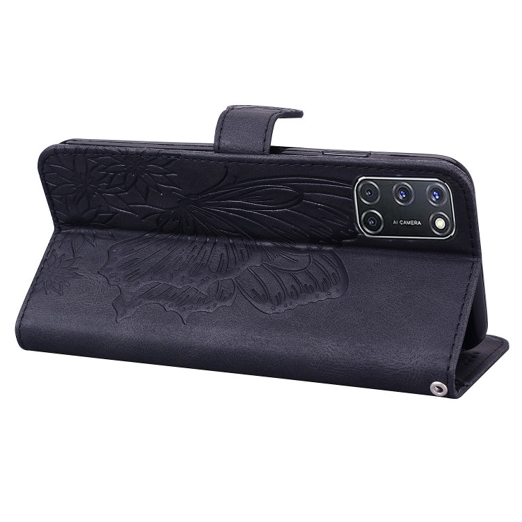 For OPPO A52 / A72 / A92 Retro Skin Feel Butterflies Embossing Horizontal Flip Leather Case with Holder & Card Slots & Wallet