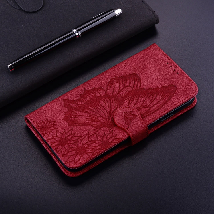 For OPPO A9 (2020) Retro Skin Feel Butterflies Embossing Horizontal Flip Leather Case with Holder & Card Slots & Wallet