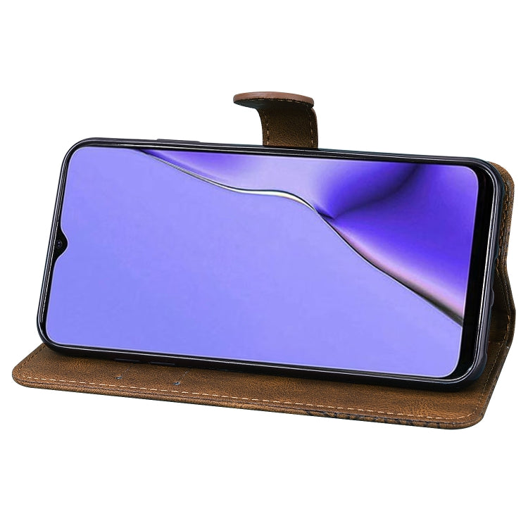 For OPPO A9 (2020) Retro Skin Feel Butterflies Embossing Horizontal Flip Leather Case with Holder & Card Slots & Wallet