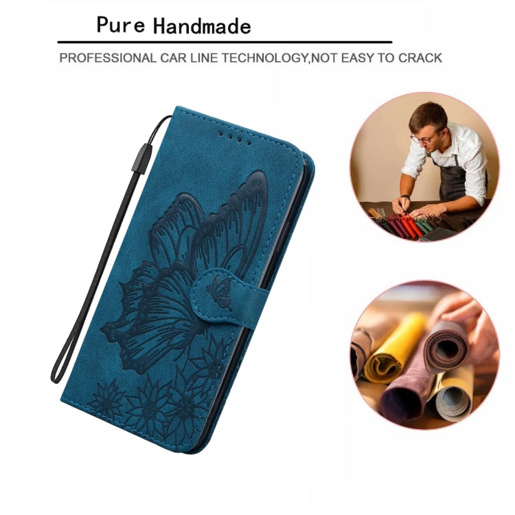 For Huawei P Smart 2021 Retro Skin Feel Butterflies Embossing Horizontal Flip Leather Case with Holder & Card Slots & Wallet